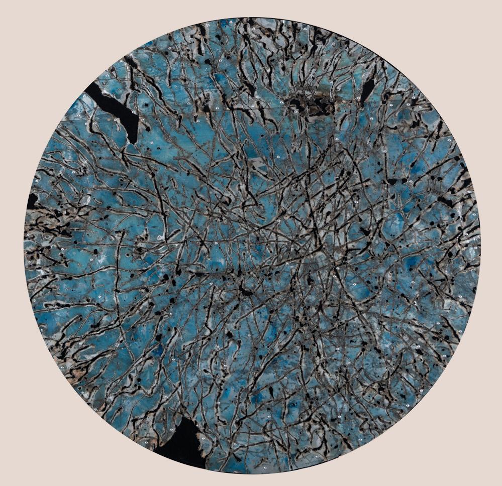 박석윤_Track 1_110cm_object mixed on zinc_2022 